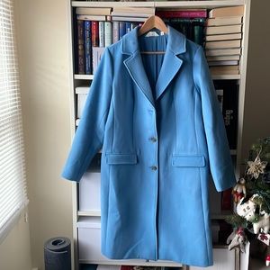 NWOT Candace Cameron Bure Light Blue Coat